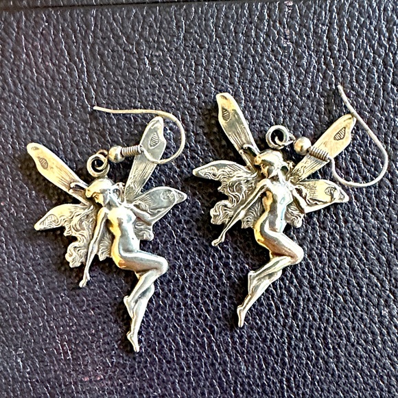 None Jewelry - From Uk Silver Fairy Dangle Earrings